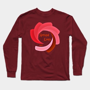 Spread love by edit Long Sleeve T-Shirt